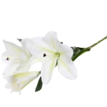 Цветок искусственный «Natur» 75см Лилия белая