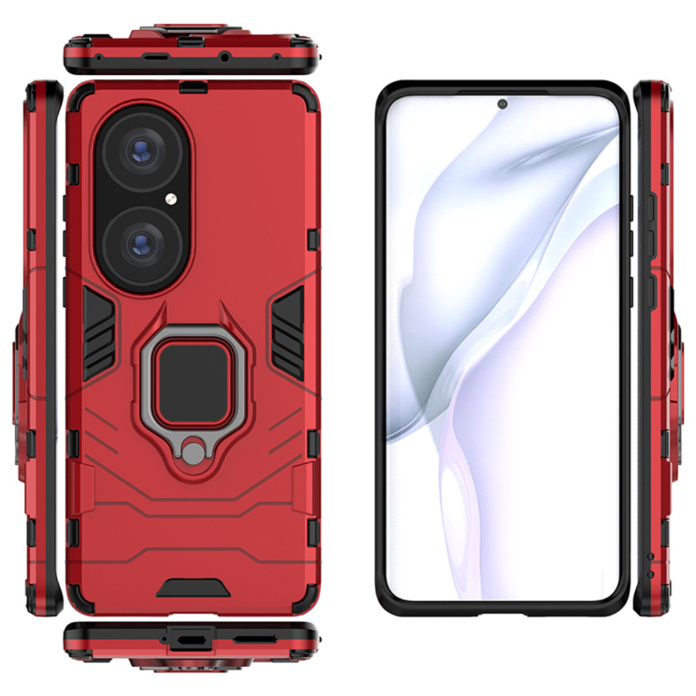 Противоударный чехол с кольцом Panther Case для Huawei P50 Pro