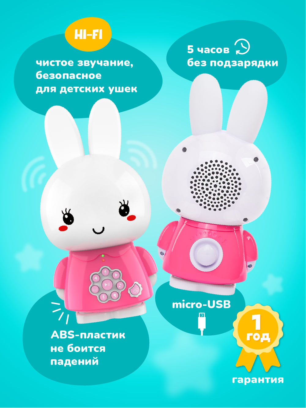 Медовый зайка® alilo G6+ (2)