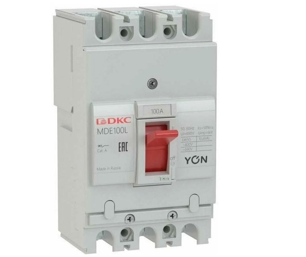 Выключатель автоматический в литом корпусе YON MDE100L080 DKC MDE100L080