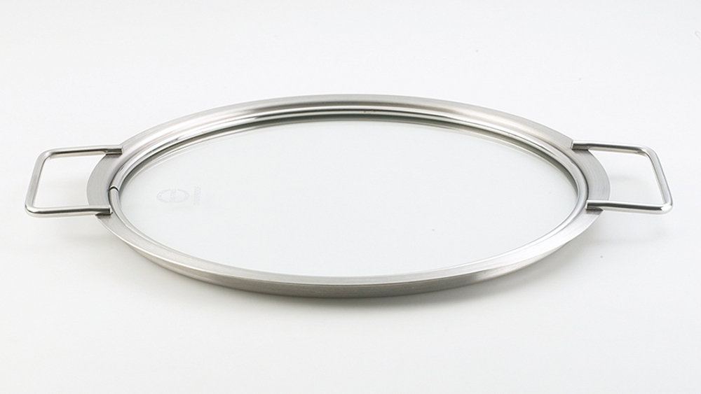 Крышка стеклянная, D24 см