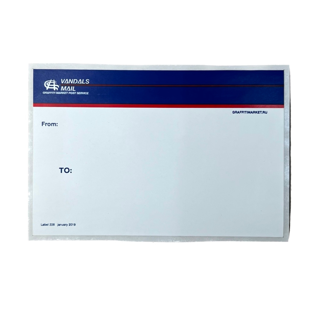 Стикер GM Vandals Mail 8x12см - (1шт)