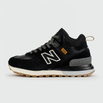 кроссовки New Balance 574 Mid Black / White Wmns Winter