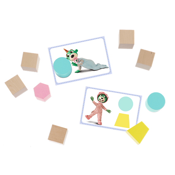 Wooden toy - Oh!Blocks Match the shapes Baby