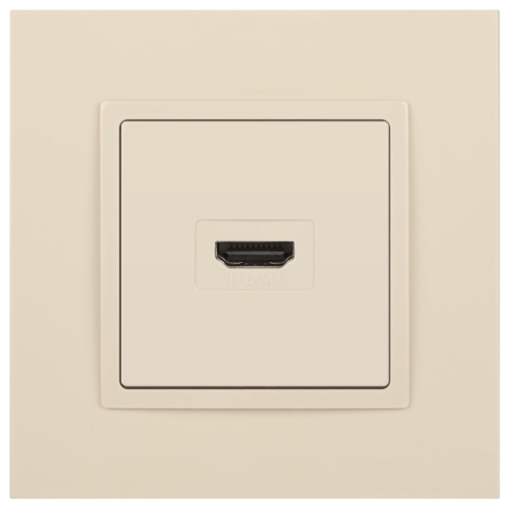 Розетка ЭРА Elegance 14-3114-02 HDMI IP20 слоновая кость | Эра Elegance