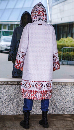 Двустороннее пальто-парка