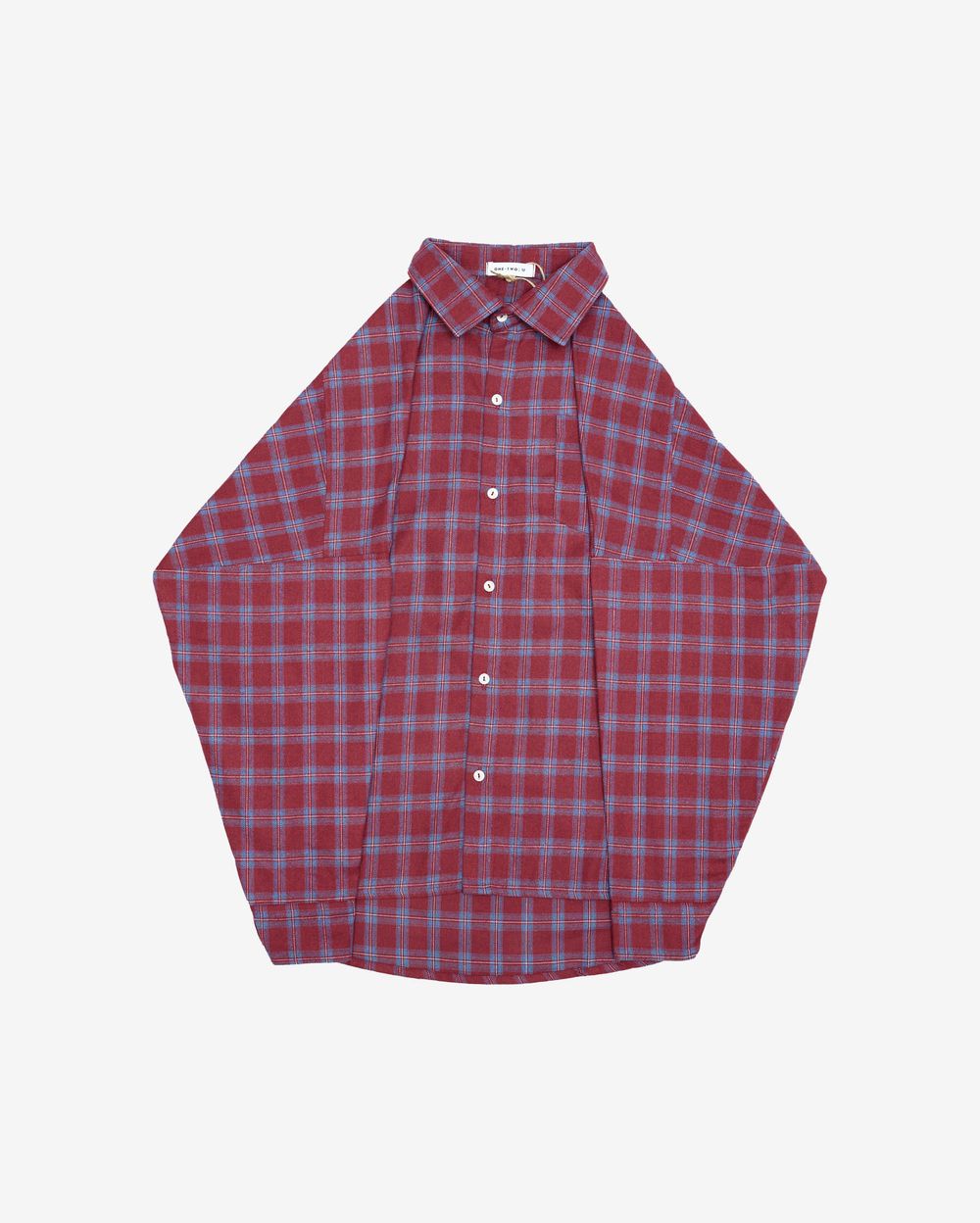 Рубашка One Two Cowboy Shirt Wine винная