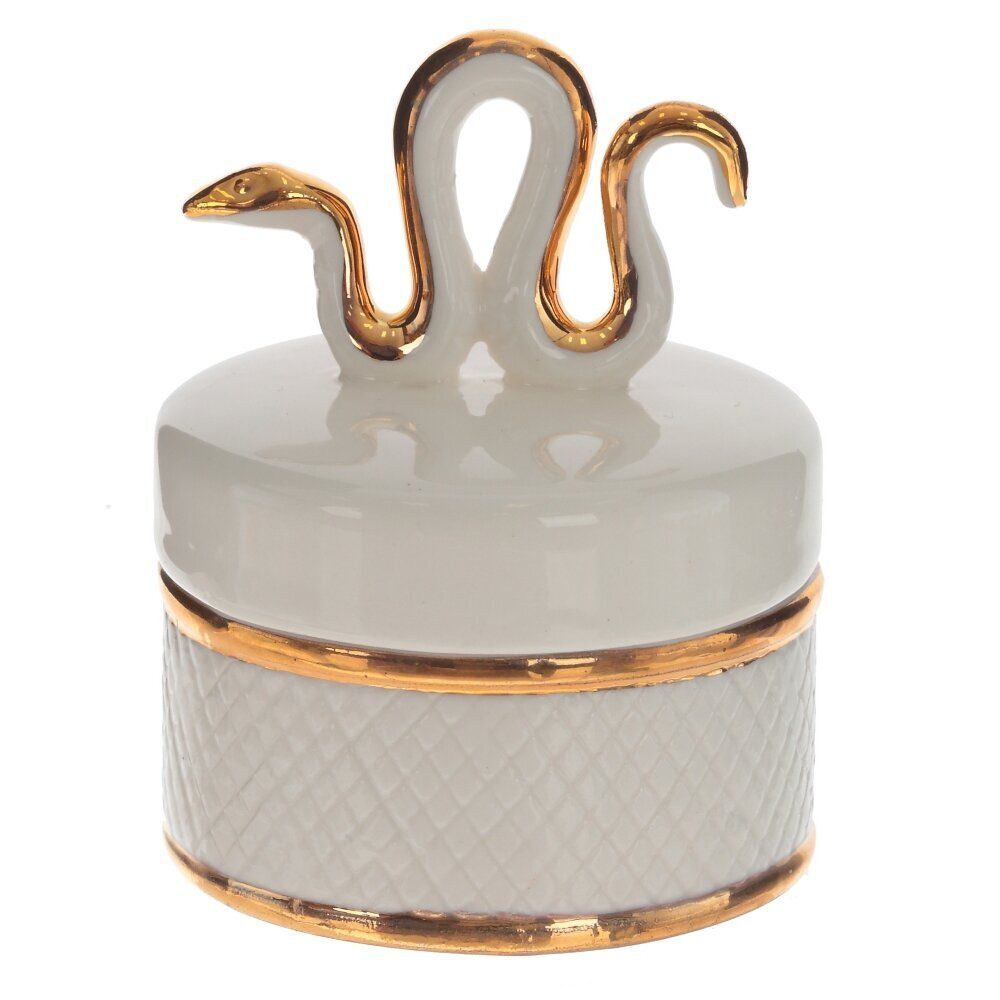 GAEM Шкатулка "Змея", L6 W6 H7,5 см, 2в.