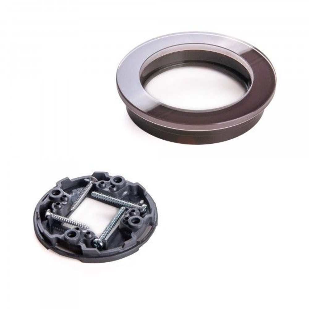 Рамка на 1 пост коричневый