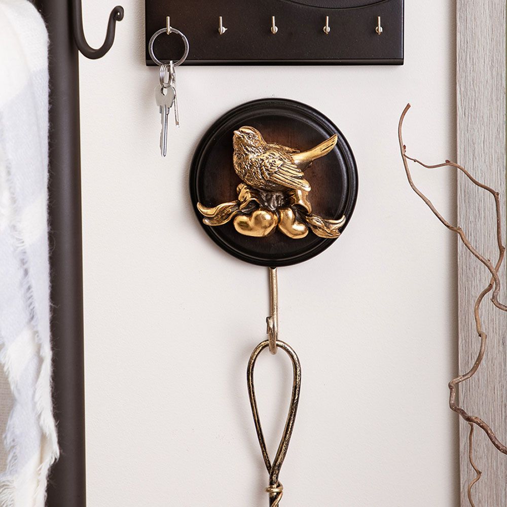 Настенный крючок Нежность Бронза