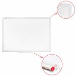 Доска магнитно-маркерная 60х90 см, ПВХ рамка, BRAUBERG "Standard", 237561