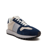 Кожаные кроссовки Emporio Armani - темно-синий(X4X640 XR102)