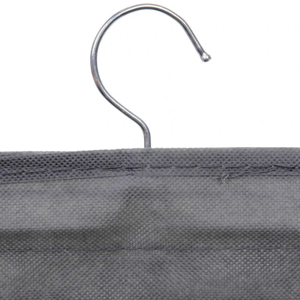 Органайзер двухсторонний подвесной для хранения вещей с крючком «ИДЕЯДОМА», цвет серый, 24 кармашка, 75*39см