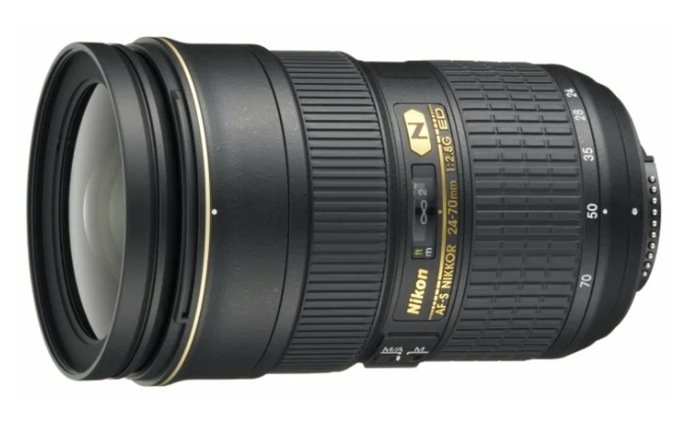 Объектив Nikon 24-70mm f/2.8E ED VR AF-S Nikkor, черный