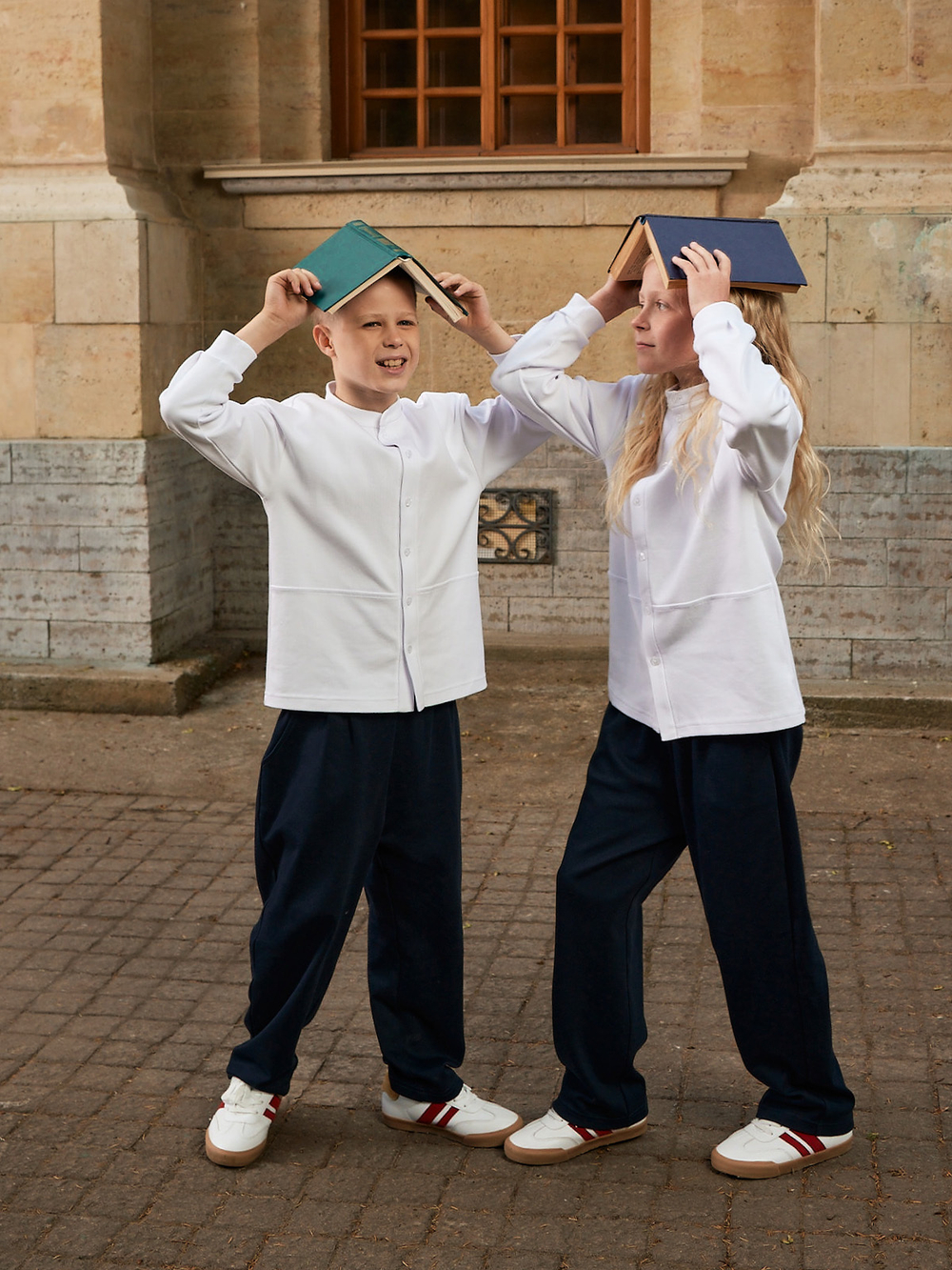 Брюки широкие Mjölk School Blue