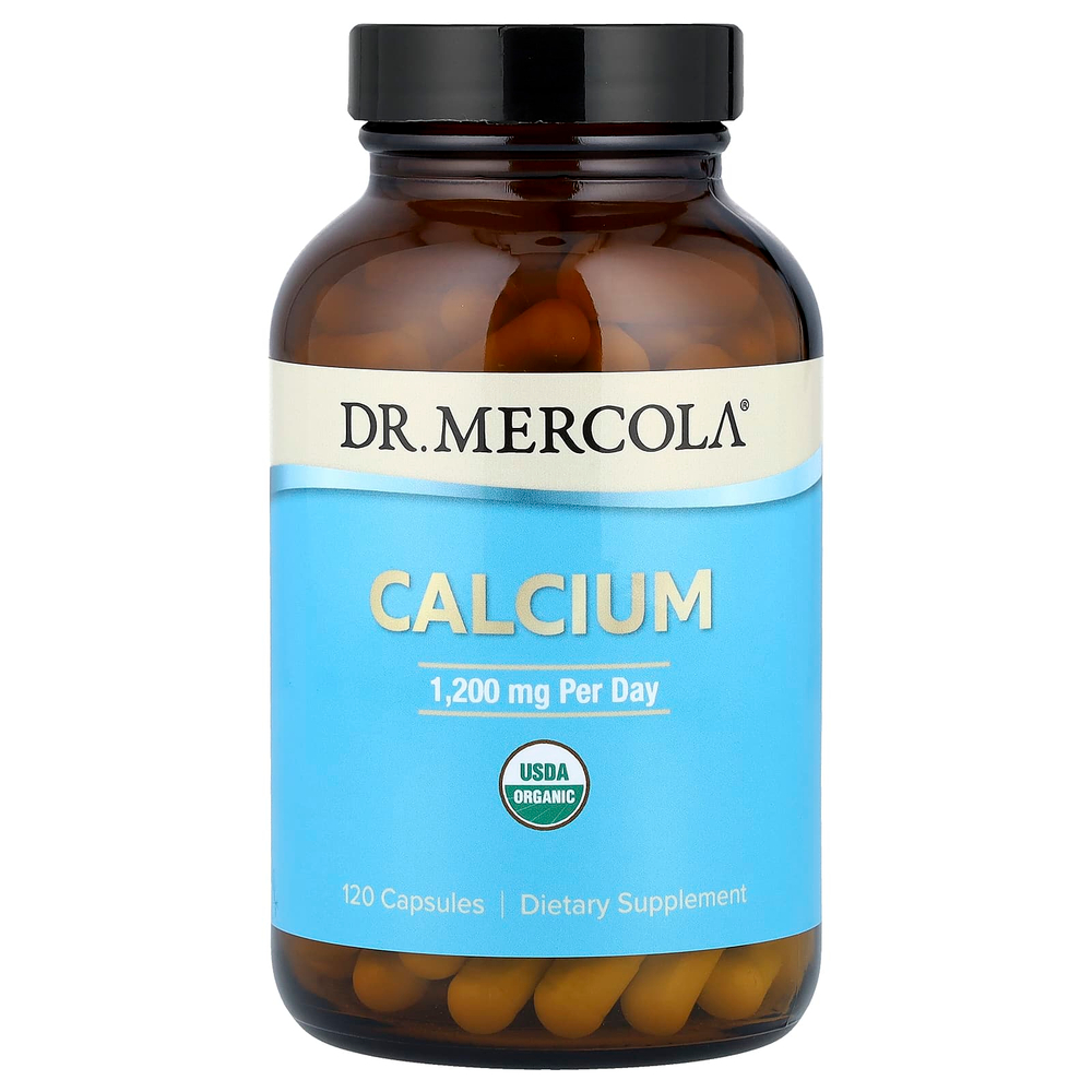 Dr. Mercola, кальций, 120 капсул (300 мг в 1 капсуле)