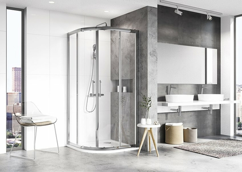 Душевой уголок Ravak Blix XP2CP4-90 90х90 70508014 профиль Хром стекло Transparent