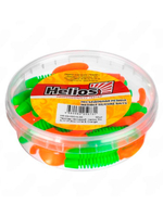 Твистер несъедобный Helios Din 3,11"/7,9см Pepper Red 30шт. (HS-33-030-N-30)