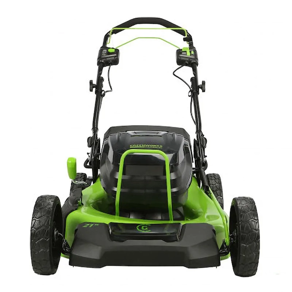 Аккумуляторная газонокосилка Greenworks GC82LM51 82В (1 x 5 Ач, Быстрое ЗУ) нож 51 см, 2515907/2914607/2939007