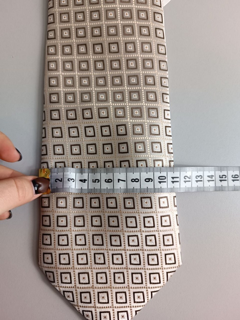 Галстук Pavarotti шелковый светлый