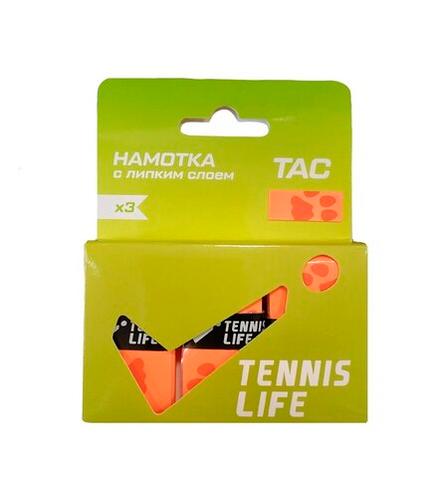 Аксессуары для тенниса Намотка овергрип TENNIS LIFE TL TAC OR лапки .