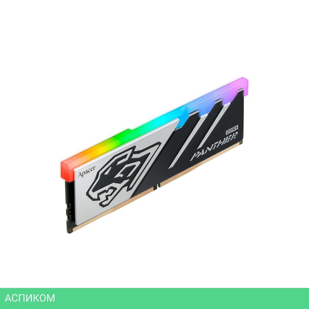 Оперативная память Apacer Panther RGB 16GB DDR5 DIMM PC5-41600 (AH5U16G52C5229BAA-1)