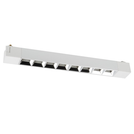 ULB-Q282 20W-4000K WHITE Светильник-прожектор светодиодный трековый. Линейный. 1600 Лм. Белый свет 4000К. Корпус белый. ТМ Volpe