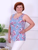 Сюжет - майка голубой Iv-capriz