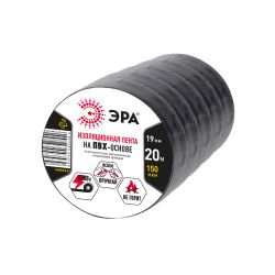 Набор изолент ЭРА SET5-1920Black ПВХ 5 шт черная 19мм х 20м | Электротовары