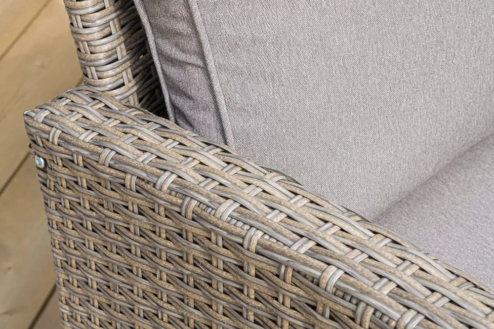 "Мэдисон" обеденная группа из искусственного ротанга, цвет соломенный