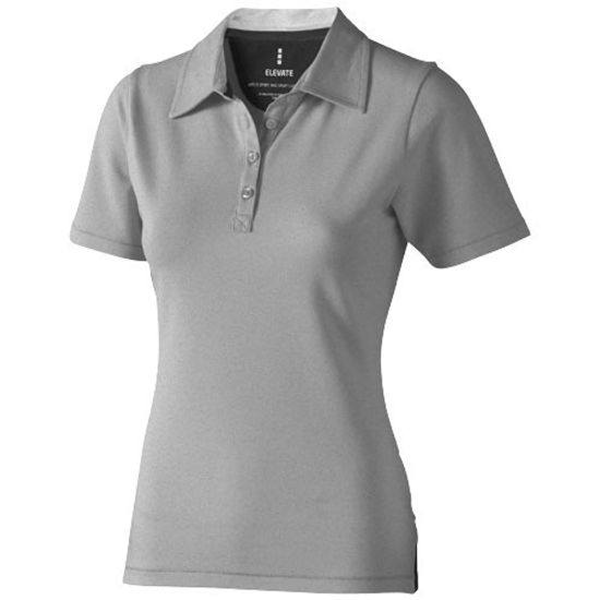 Markham женская эластичная футболка-поло с коротким рукавом
