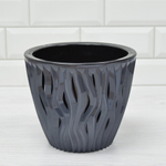 Кашпо Вдохновение 3л, антрацит