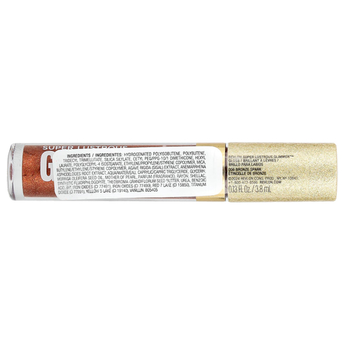 Revlon, Super Lustrous Glumber™, блеск для губ, оттенок 006 бронзовый, 3,8 мл (0,13 жидк. унции)