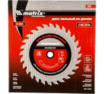 ПИЛЬНЫЙ ДИСК П/ДЕР MATRIX Ф165Х20ММ 24 ЗУБ+ К 20/16 73221