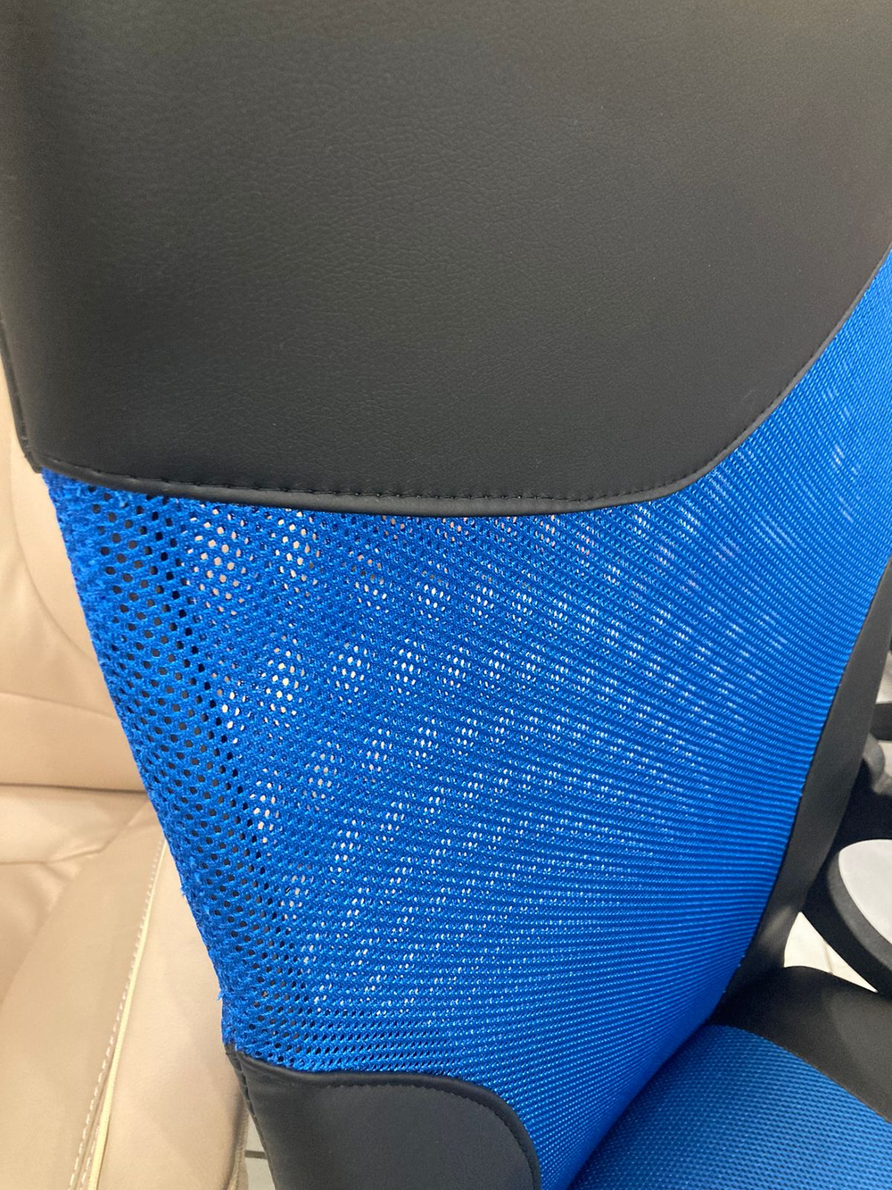 Кресло Элегант L6 сетка син топ-ган