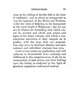 Benner's prophecies of future ups and downs in prices. What years to make money on pig-iron, hogs, corn and provisions | Samuel Benner