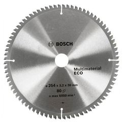Диск пильный универсальный Bosch Multi ECO 254х30мм 80T (806)