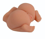 Телесная реалистичная вагина-полуторс SHEQU (Цвет: телесный)