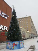 Уличная елка ствольная "Альпийская" (пвх) от 3 до 22 м