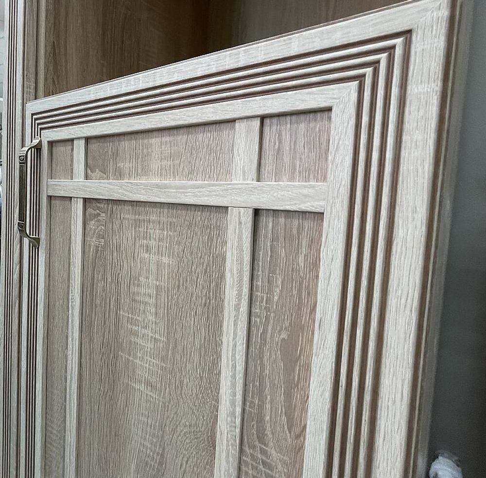 Стеллаж книжный завершающий Бруно дуб сонома/дуб сонома правый 350