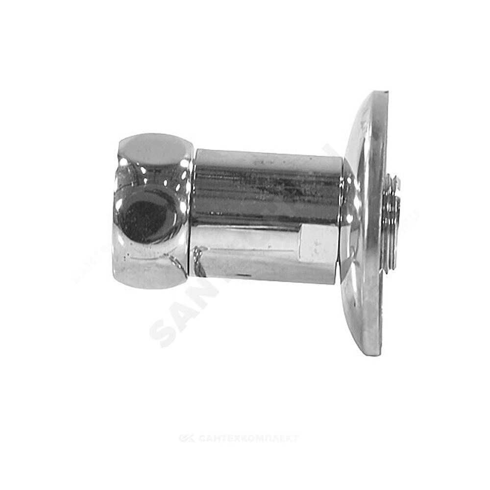 Соединитель для полотенцесушителя латунь Ду 20х15 3/4"x1/2" нак/гайка/НР прямой хром 0003-15 RCN