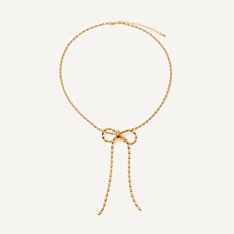Колье Драгоценный Бант – Золото