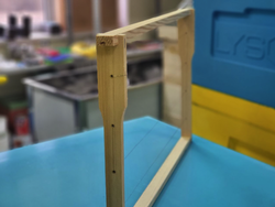 Рамка Евро с проволокой и втулками Рута (высота 230 мм) сосна