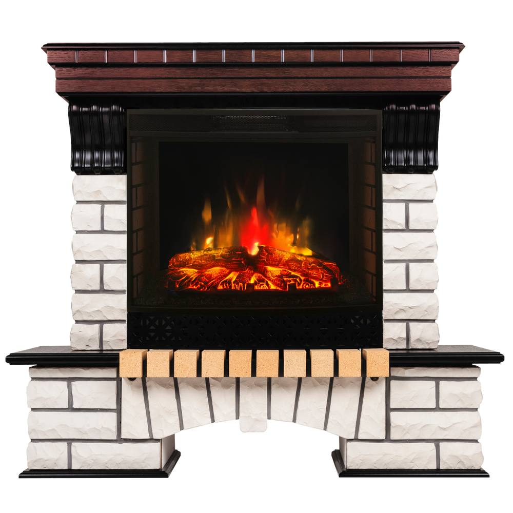 Каминокомплект Real Flame Country 25/25,5 AO с очагом Evrika 25,5