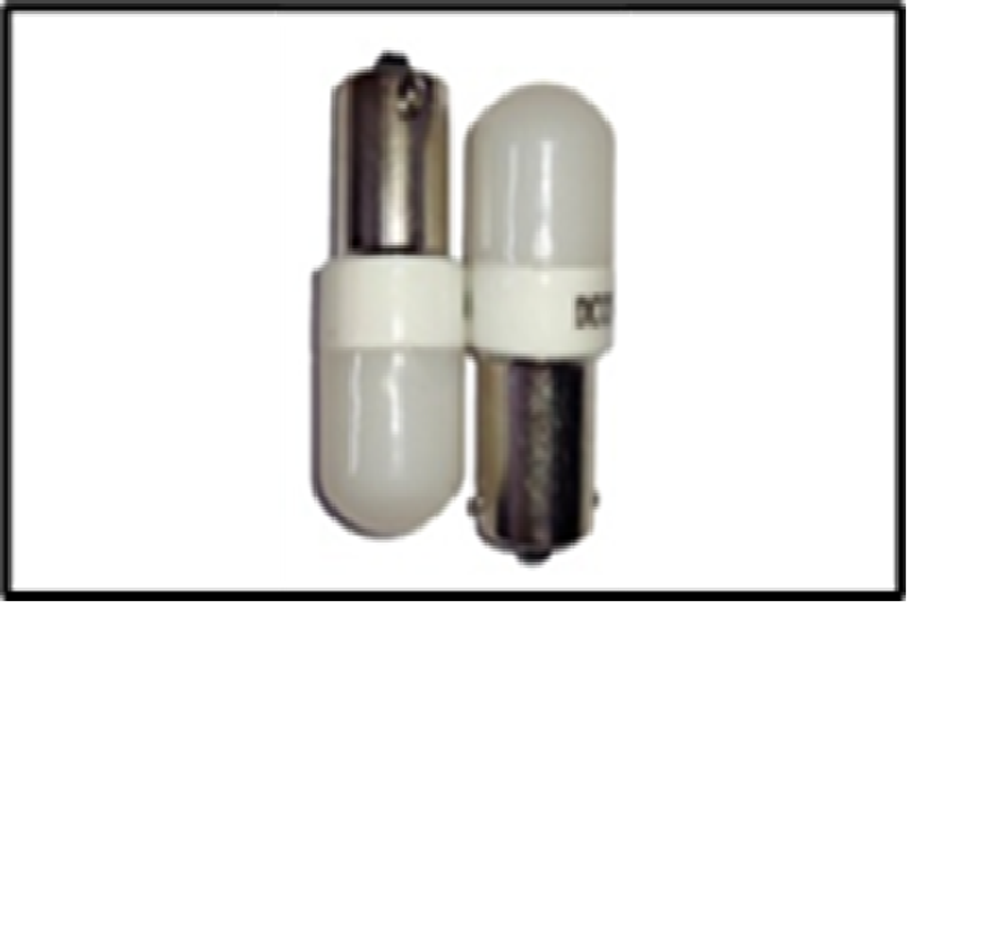 Светодиод 12-24V T25  ШАР 1156 WHITE МТ 4.9W (1конт) Шар матовый-белый обод (кт2шт) S0117-1W