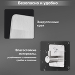 Крючки самоклеящиеся универсальные 4 5x4 5 см комплект 4 шт. сталь серебристые LAIMA Home (2 штуки в упаковке)