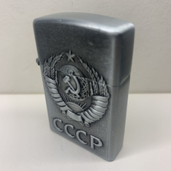 подарочная зажигалка газовая Герб СССР, бронзовый