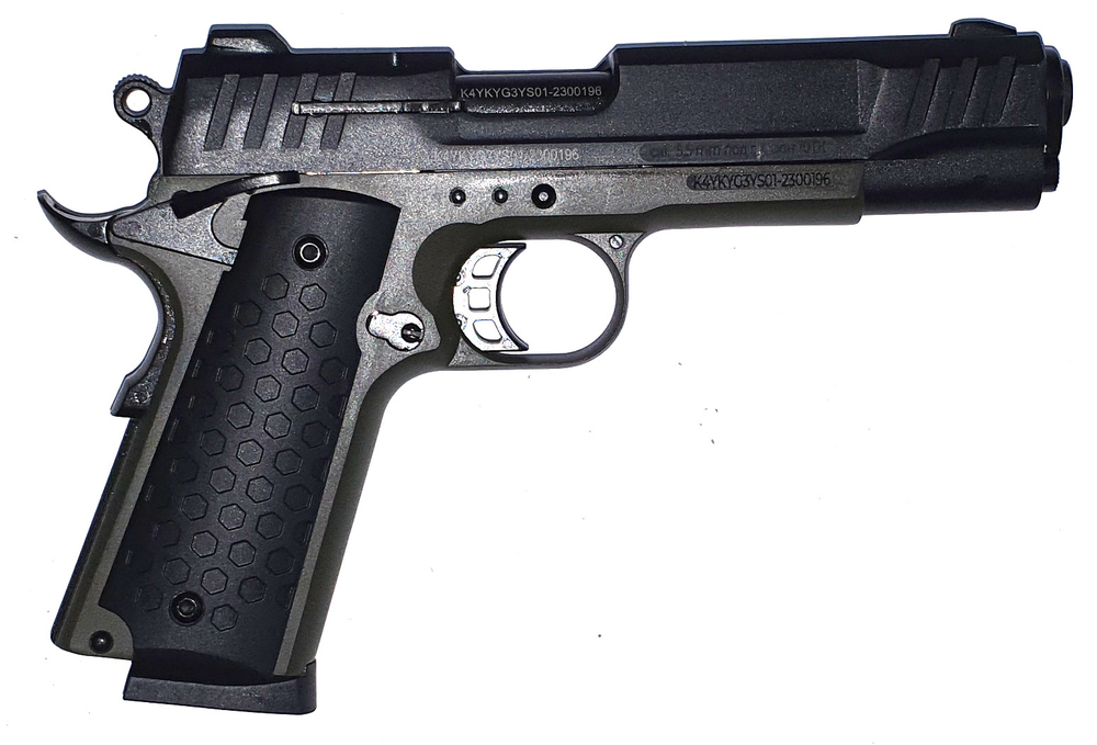 Пистолет сигнальный К 1911 KURS кал. 5,5 мм под патрон 10ТК хаки