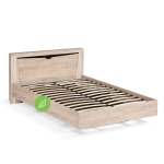 Кровать Woodville Магантия 160х200 с ПМ парящая дуб баррик