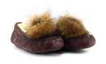 Мокасины Dakota Pom-Pom Chocolate